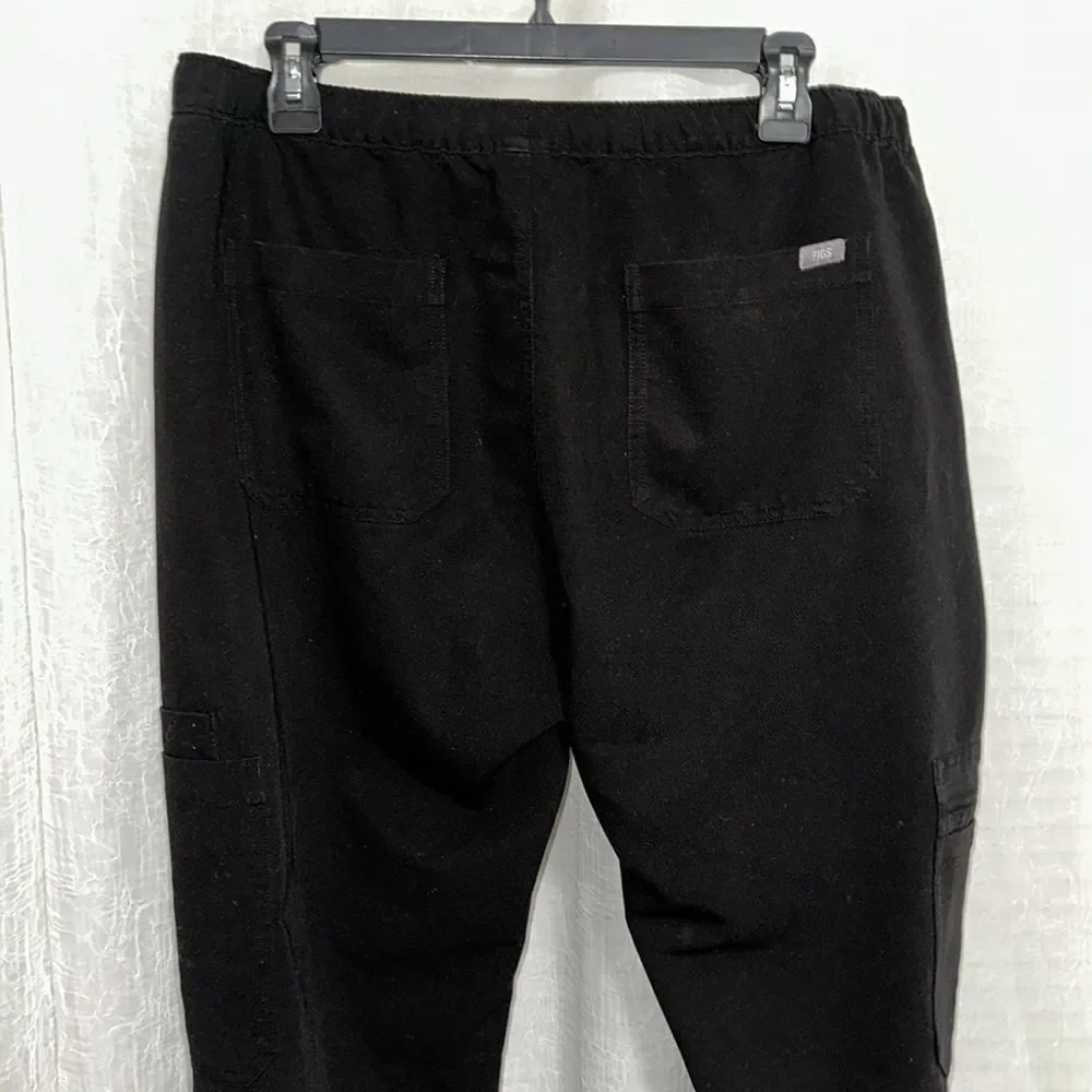 FIGS L 32 x 31 Men’s Black Technical Collection Bottom Scrub Pants
